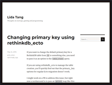 Tablet Screenshot of lidatang.com